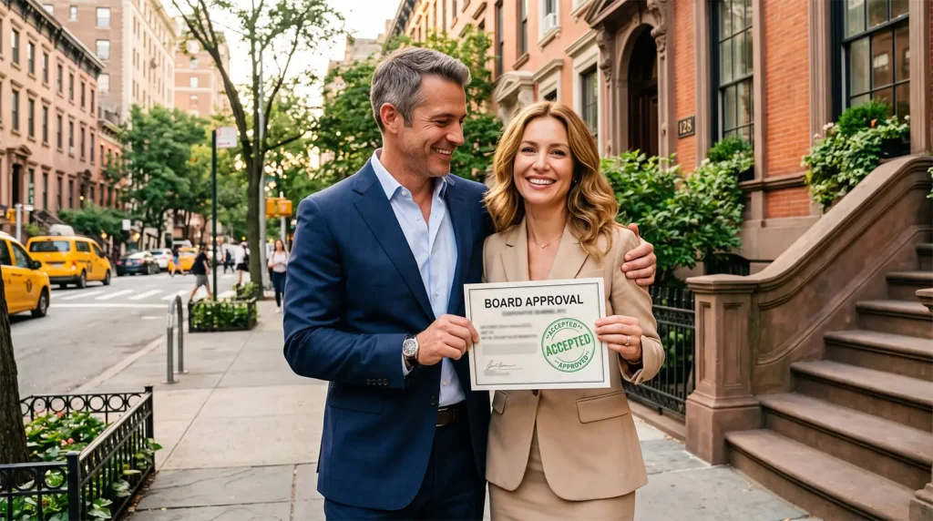 Homeowners holding co-op board approval before starting an apartment renovation in NYC