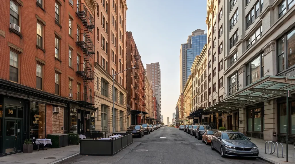 Historic loft buildings in Tribeca where apartment renovation requires careful planning around existing architecture and building conditions