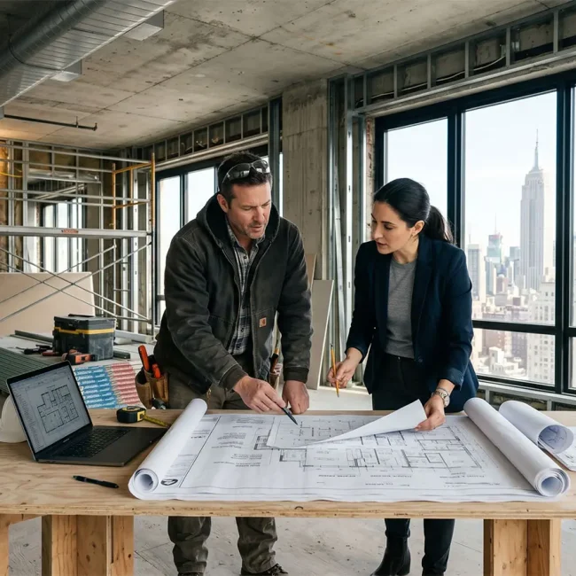 NYC apartment renovation mistakes during a luxury residential renovation project